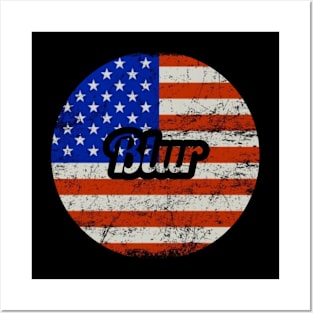 Pulp / USA Flag Vintage Style Posters and Art